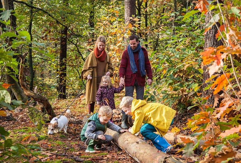 Familie op Landal herfstvakantie
